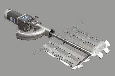 Мешалка с силиконовыми скребками, куб 25 литров