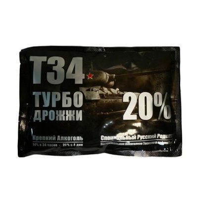 Спиртовые турбо дрожжи Alcotec T34 Спиртовые турбо дрожжи Alcotec T34