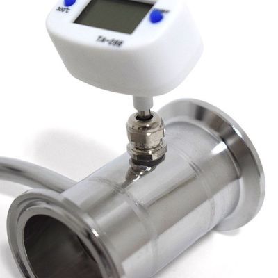 Узел отбора вертикальный с доохладителем и игольчатым краном, кламп 1.5"