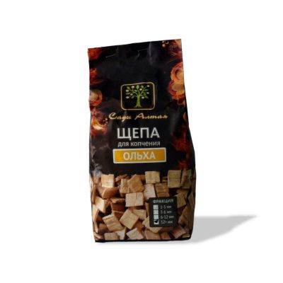 Щепа фасованная для копчения Ольха, 2 л