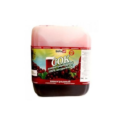 Сок концентрированный Виноградный (красный), 5 кг (Меркурий)