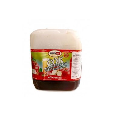 Сок концентрированный Яблочный (кислотность 2.5-2.8%), 5 кг (Меркурий)