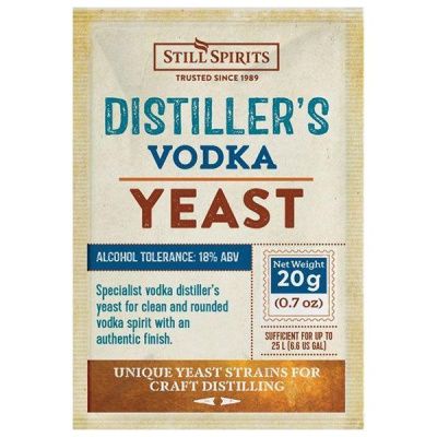 Спиртовые дрожжи Still Spirits Vodka БЕЗ ПОДКОРМКИ, 20 г Спиртовые дрожжи Still Spirits Vodka БЕЗ ПОДКОРМКИ, 20 г