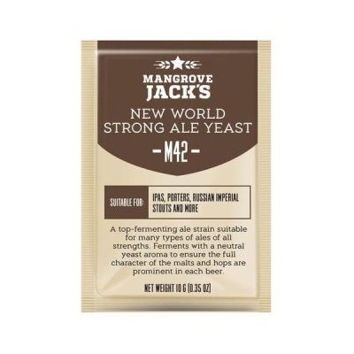 Дрожжи пивные Mangrove Jacks New World Strong Ale M42, 10 г Дрожжи пивные Mangrove Jacks New World Strong Ale M42, 10 г