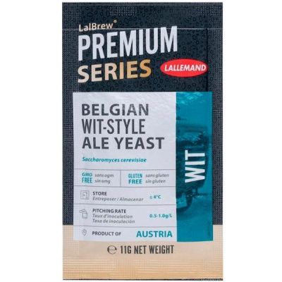 Дрожжи пивные Lallemand Lalbrew Wit Belgian Wit-Style Ale, 11г Дрожжи пивные Lallemand Lalbrew Wit Belgian Wit-Style Ale, 11г
