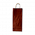 Пакет крафт под бутылку, Бордо,14 х 8 х 32 см
