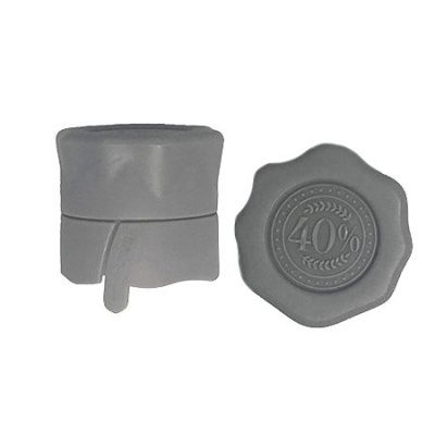 Колпачок пластиковый на винтовое горло 28/18 (серый) Колпачок пластиковый на винтовое горло 28/18 (серый)