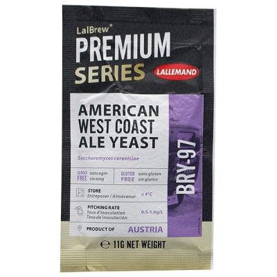 Дрожжи пивные Lallemand American West Coast Ale BRY-97, 11г Дрожжи пивные Lallemand American West Coast Ale BRY-97, 11г