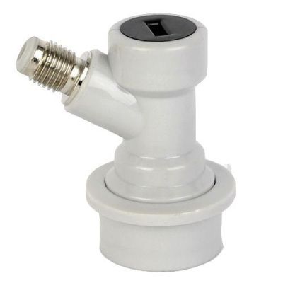 Коннектор Ball Lock входящий (газовый) с резьбой, пластик Коннектор Ball Lock входящий (газовый) с резьбой, пластик
