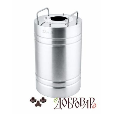Перегонный куб Добровар 10 л, 3 шпильки (без крышки) Перегонный куб Добровар 10 л, 3 шпильки (без крышки)