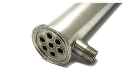 Кожухотрубный холодильник 400 мм (7 трубок), кламп 2" под штуцер 1/2 Кожухотрубный холодильник 400 мм (7 трубок), кламп 2" под штуцер 1/2