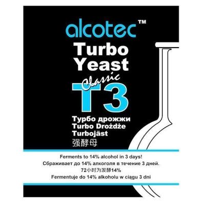 Спиртовые турбо дрожжи Alcotec Classic T3