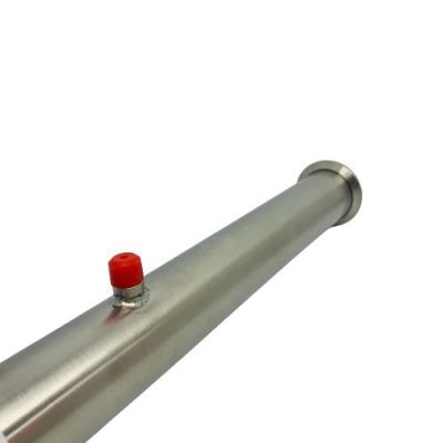 Царга 30 см с муфтой под термометр, кламп 2"