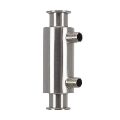 Рубашечный дефлегматор 200 мм, кламп 1.5", штуцеры резьба 1/2"