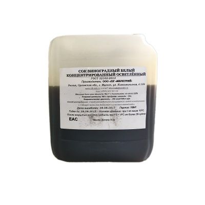 Сок концентрированный Виноградный (белый), 5 кг (Меркурий)