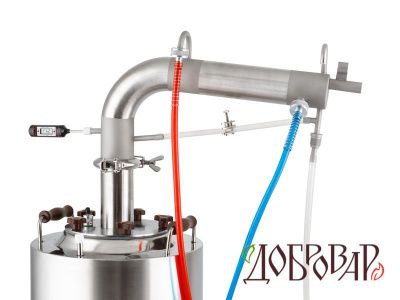 Дефлегматор-50 Спецназ кожухотрубный, кламп 2" Дефлегматор-50 Спецназ кожухотрубный, кламп 2"