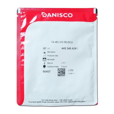 CHOOZIT TA 45 LYO 50 DCU термофильная закваска на 500-1000 л CHOOZIT TA 45 LYO 50 DCU термофильная закваска на 500-1000 л