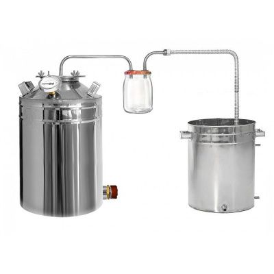 Самогонный аппарат деревенский (дистиллятор) Умелец ДБТФ с ТЭН, 20 л Самогонный аппарат деревенский (дистиллятор) Умелец ДБТФ с ТЭН, 20 л