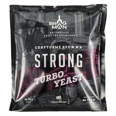 Спиртовые дрожжи Bragman Strong Turbo, 257 г Спиртовые дрожжи Bragman Strong Turbo, 257 г