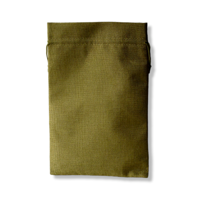 Мешочек подарочный из холщи, зелёный, 20 х 28 см