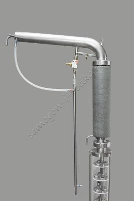 Узел регулировки отбора с помощью игольчатого клапана