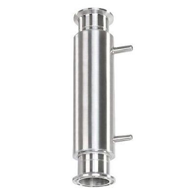 Пленочный дефлегматор 200 мм, кламп 1.5", штуцеры 8 мм Пленочный дефлегматор 200 мм, кламп 1.5", штуцеры 8 мм