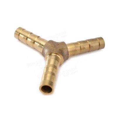 Тройник латунный Y-образный (120 град.) 8 мм